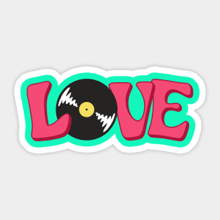 Love Records Sticker